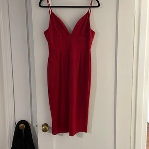 Red Lulu’s dress